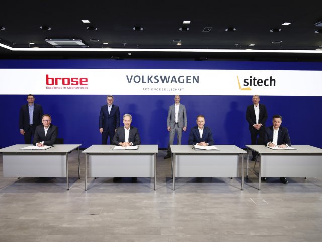 Brose and Volkswagen AG sign joint venture agreement 